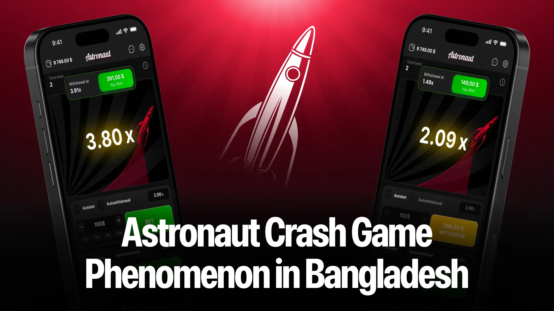 Astronaut Crash Game Phenomenon in
Bangladesh