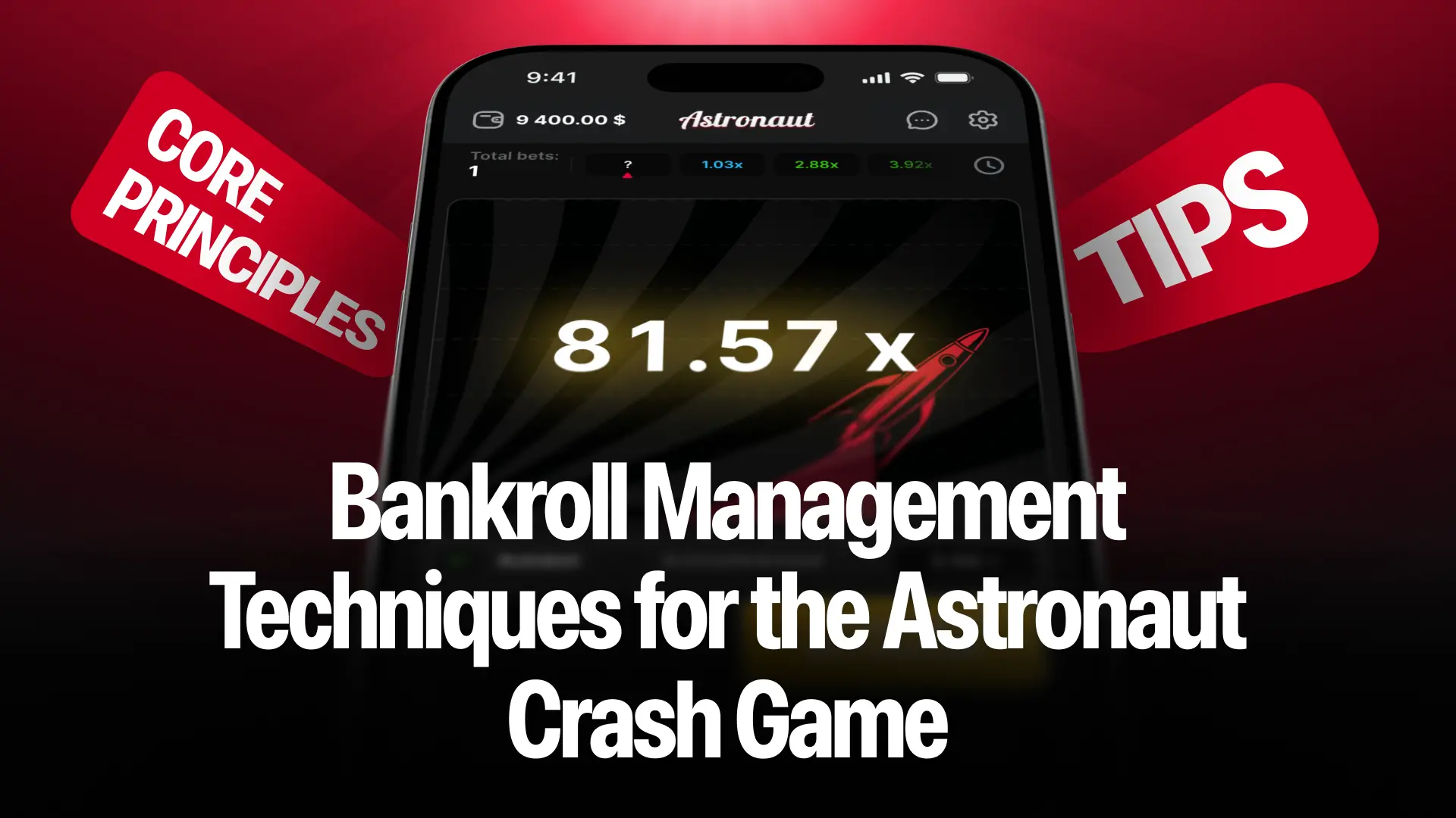 TBankroll Management Techniques for the Astronaut Crash
Game
